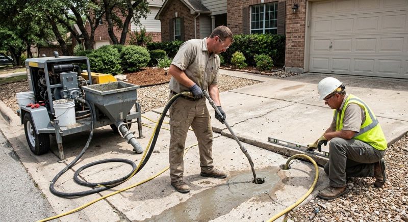 Concrete Mudjacking in Des Moines, IA