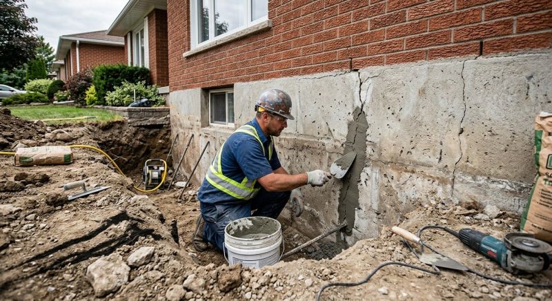 Basement Crack Repair in Greenville, SC