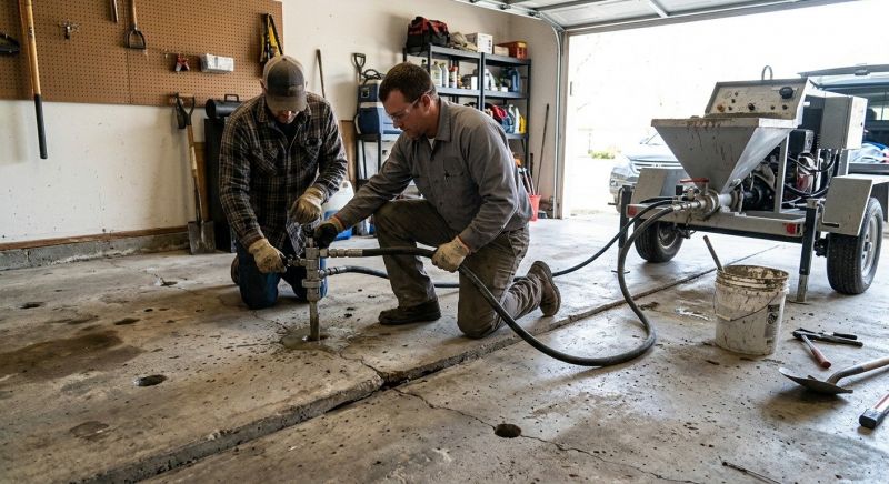 Concrete Leveling in Des Moines, IA