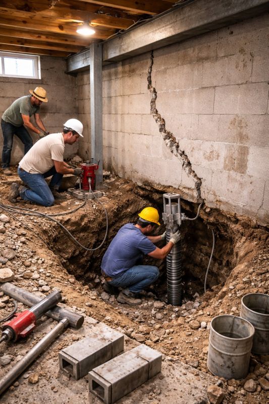 Foundation Pier Repair in Fort Collins, CO