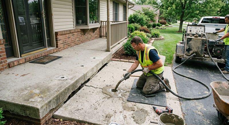 Patio Leveling in West Des Moines, IA