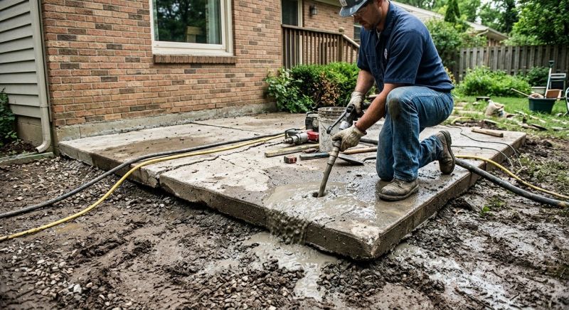 Patio Raising in Columbus, OH