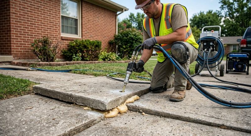 Sidewalk Leveling in Columbus, OH