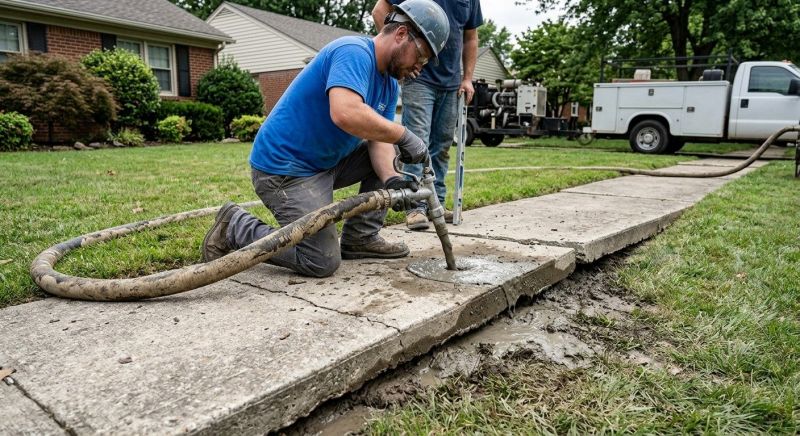 Sidewalk Raising in Des Moines, IA