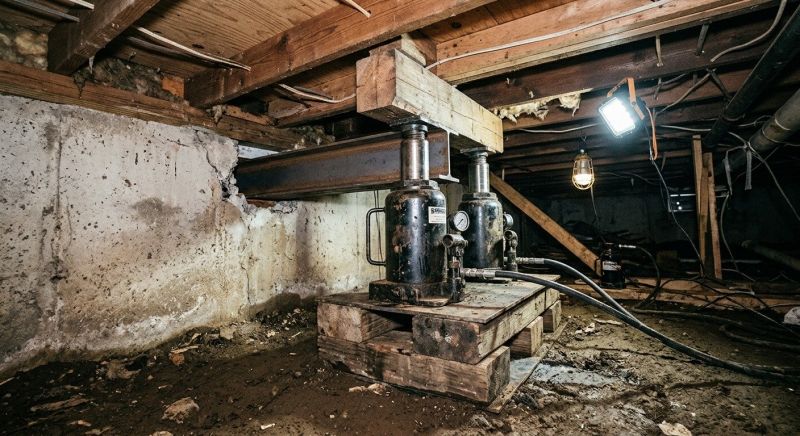 Sinking Foundation Lifting in Sarasota, FL