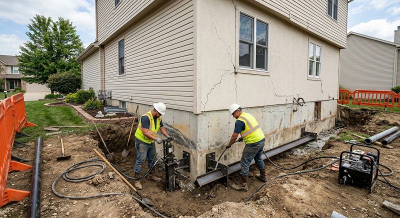 Sinking Foundation Repair in Fort Collins, CO