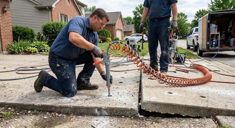 Sunken Driveway Lifting in Corpus Christi, TX