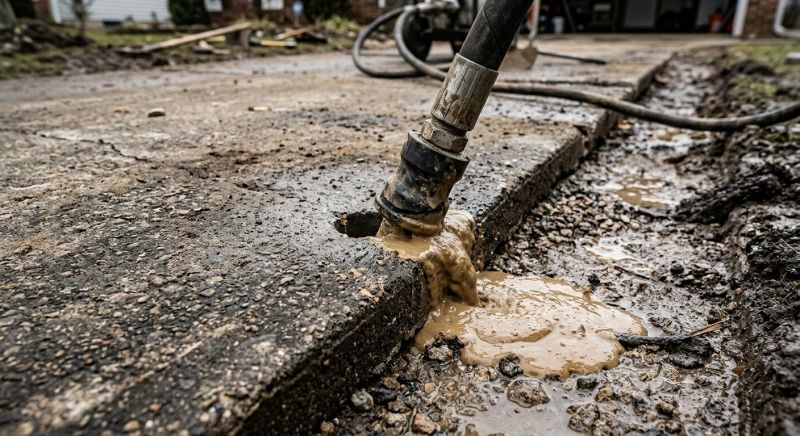Sunken Driveway Lifting in Miami Dade County, FL