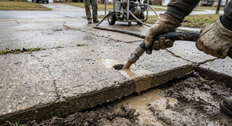 Sunken Slab Repair in Denver, CO