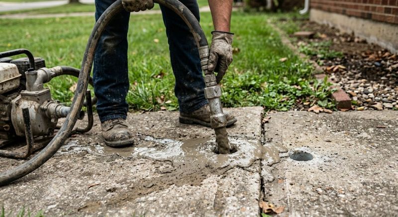 Sunken Slab Repair in Columbus, OH