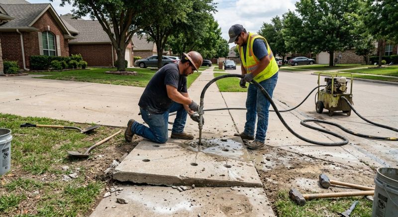 Walkway Leveling in Columbus, OH